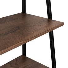 Biblioteca Sory, Nogal, con 5 Entrepaños Para Su Almacenamiento   ZF