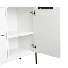 Bar Midas, Blanco Nevado, con Una Puerta Abatible y Dos Cajones