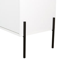 Bar Midas, Blanco Nevado, con Una Puerta Abatible y Dos Cajones