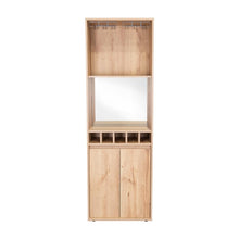 Bar Alto Prandy, Café Claro, con Amplio Espacio Para Almacenamiento de Botellas   ZF