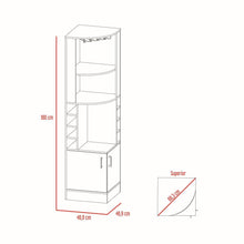 Bar Esquinero Celeste, Castaño, con Dos Puertas y Espacio Portacopas