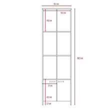 Biblioteca Taira, Caoba, con Dos Puertas y Tres Entrepaños