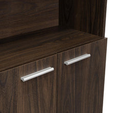 Biblioteca Taira, Caoba, con Dos Puertas y Tres Entrepaños