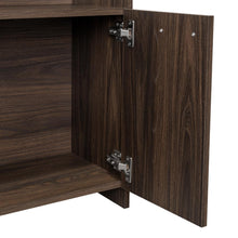 Biblioteca Taira, Caoba, con Dos Puertas y Tres Entrepaños