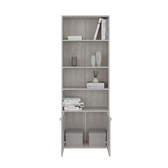 Biblioteca Milán, Agata, con Dos Puertas Abatibles y Cuatro Entrepaños ZF