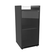 MiniBar Theba, Wengue, con espacio para botellas de vino y copas