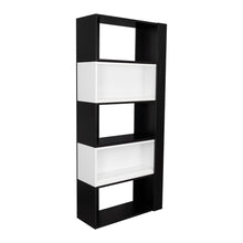 Biblioteca Ascher, Wengue y Blanco, con cinco entrepaños