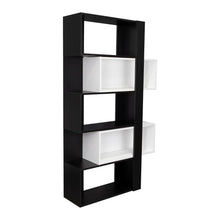 Biblioteca Ascher, Wengue y Blanco, con cinco entrepaños