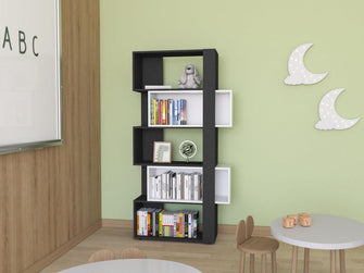 Mueble Multiusos Beijing, Wengue y Blanco