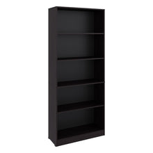 Biblioteca Básica, Wengue, con 4 Entrepaños para Objetos Decorativos y de Fácil Armado ZF