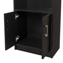 Bar Celeste, Wengue, con Espacio Para Organizar Botellas de Vino y Copas