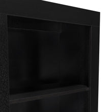 Biblioteca Nuwa, Wengue, con Variedad de Espacios Para Libros y Artículos Decorativos