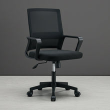 Silla de Escritorio Regal, Negro, ergonómica con reposabrazos