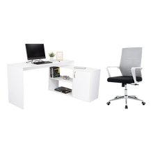 Combo para Oficina Marty, Incluye Escritorio y Silla de Escritorio