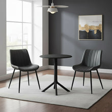 Set de 2 Sillas Nova, Color Negro, Con espaldar y diseño Moderno