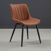 Silla Nova, Color Marrón, Con espaldar y diseño Moderno X4