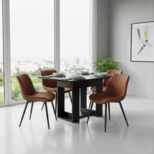 Silla Nova, Color Marrón, Con espaldar y diseño Moderno X6