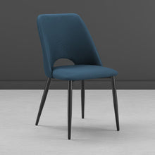 Set de 6 Sillas Urban, Color Azul, con Espaldar y Diseño Moderno