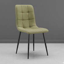 Set de 4 Sillas Flex, Color Verde Oliva Claro, con Espaldar y Diseño Moderno