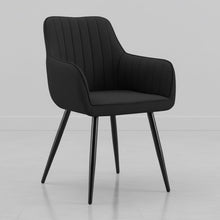 Set de 6 Sillas Neo, Color Negro, con Espaldar y Diseño Moderno