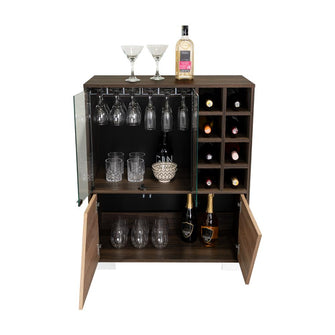 Bar Orus, Caoba y Miel con cuatro puertas batientes