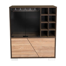 Bar Orus, Caoba y Miel con cuatro puertas batientes