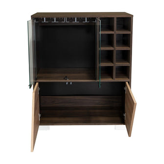 Bar Orus, Caoba y Miel con cuatro puertas batientes