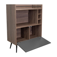 Bar Toronto, Milan y Plata Oscuro, con espacio para almacenar botella de vinos y copas