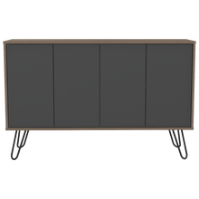 Combo para Sala, Lara, Incluye Bar y Mesa Auxiliar, Miel y Plata Oscuro