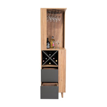 Bar Esquinero Nashira, Miel y Plata Oscuro, con Amplio Espacio de Almacenamiento y Porta Copas
