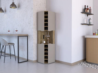 Mueble Multiusos Yeko, Macadamia y Cocoa, con 4 Puertas y Amplio Espacio de Almacenamiento - VIRTUAL MUEBLES