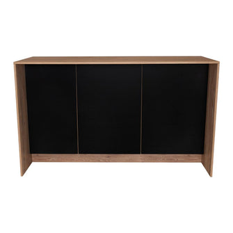 Barra de Cocina Prada, Miel y Wengue, con dos puertas batientes