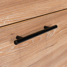 Barra de Cocina Prada, Miel y Wengue, con dos puertas batientes