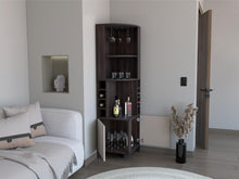 Bar Esquinero Renens, Nogal y Capri, con espacio superior para almacenar copas de vino