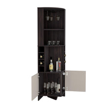 Bar Esquinero Renens, Nogal y Capri, con espacio superior para almacenar copas de vino