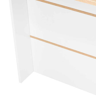Barra de Cocina Diamante, Blanco Duqueza y Beige, Con Amplia Superficie ZF