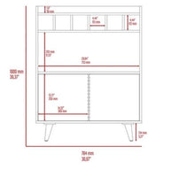 Combo para Sala Candela, Incluye Recibidor y Mueble Bar