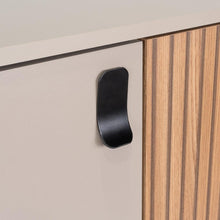 Mesa Auxiliar Mirabella, Cocoa, con Dos Puertas Abatibles y Amplio espacio para Ubicar Objetos