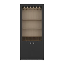 Bar Tonny, Wengue y Cartagena, con Espacio Superior Para Almacenar Copas de Vino ZF