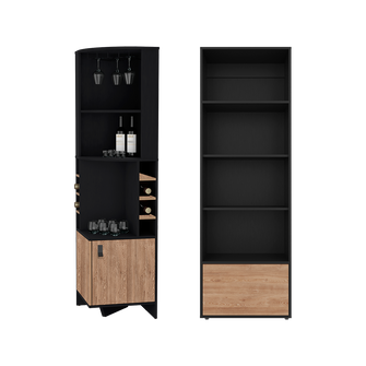 Combo Para Sala Aluvik, Incluye Biblioteca y Bar