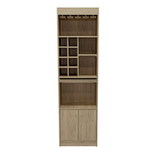 Bar Celeste, Beige, Dos Puertas, Espacio Para Copas y Vino