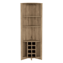 Bar Esquinero Sarume, Macadamia, Con Amplio Espacio de Almacenamiento y Porta Copas
