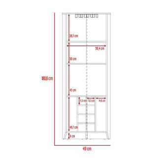 Bar Esquinero Sarume, Wengue, Con Amplio Espacio de Almacenamiento y Porta Copas