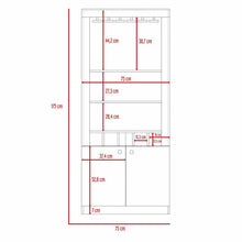 Bar Tonny, Avellana y Wengue, con Espacio Superior Para Almacenar Copas de Vino