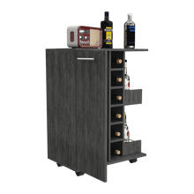 Bar Cart Argus, Gris, Para Almacenar Botellas y Espacio Superior Para Ubicar Objetos Decorativos ZF