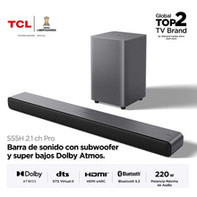 Barra de Sonido TCL S55H