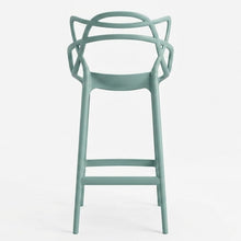 Set de 2 Sillas para Bar Palermo, Verde, con Reposa Pies Doble Propósito