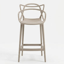 Silla para Bar Palermo, Taupe, con Reposa Pies Doble Propósito