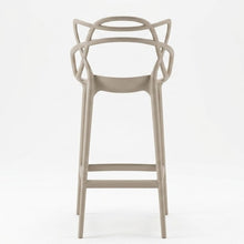 Silla para Bar Palermo, Taupe, con Reposa Pies Doble Propósito