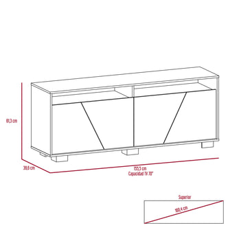 Combo para Sala Baruk, Incluye Mesa Tv y Mesa de Centro